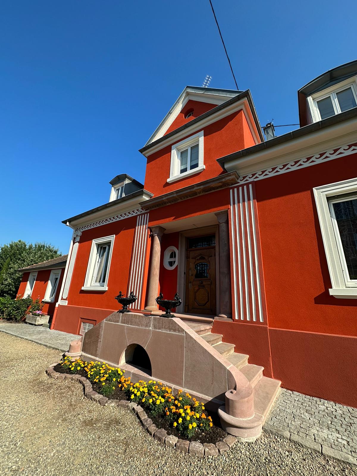 Ravalement de façades d&#8217;une maison de maître à Cernay Saint-Louis 2